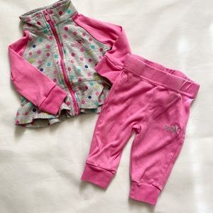 Baby girl PUMA tracksuit. Size 0-3 months